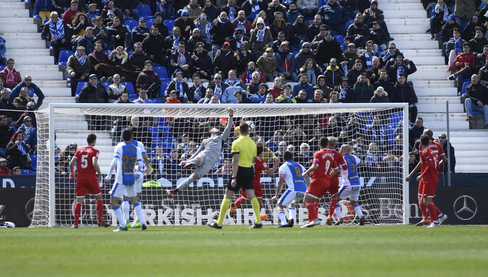 Las imágenes del Leganés-Sevilla