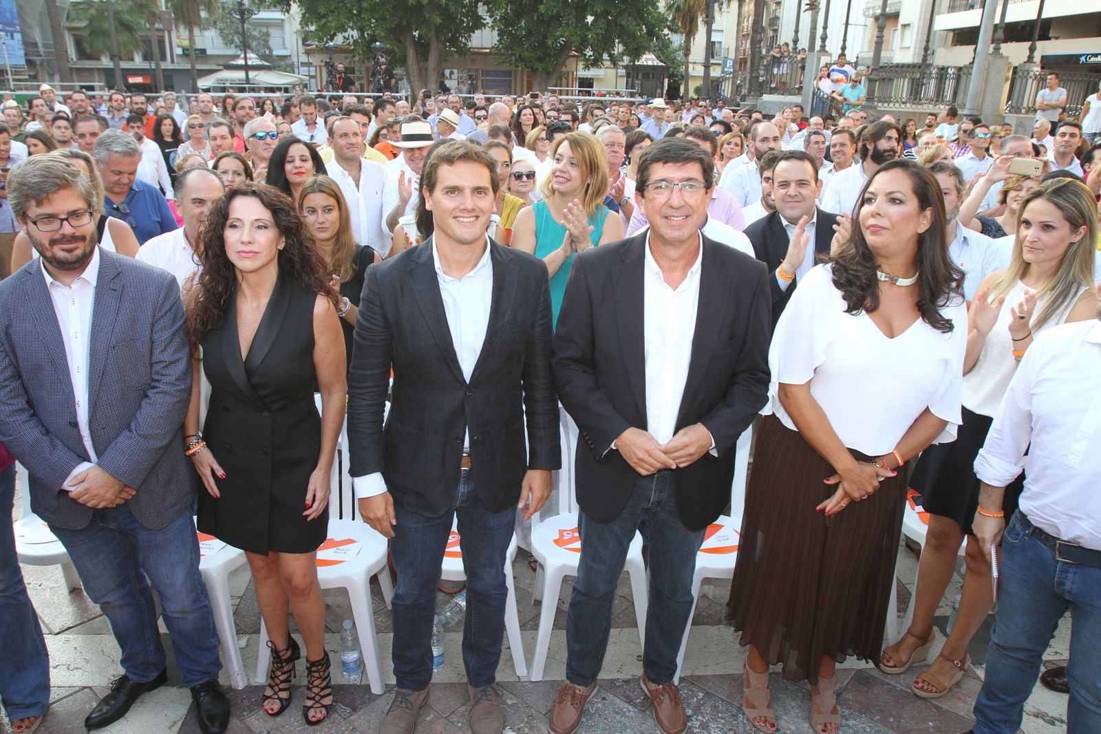 Encuentro Ciudadanos con Albert Rivera en la Plaza de Las Monjas