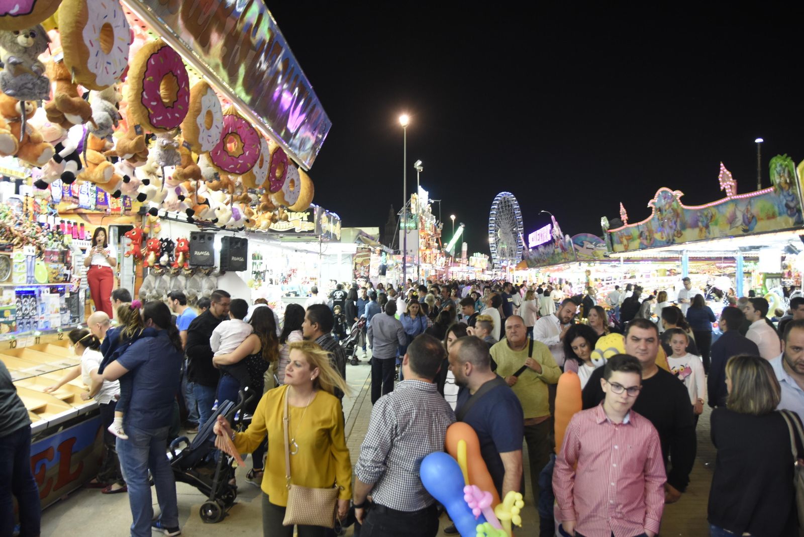 Imágenes de la primera noche de Feria