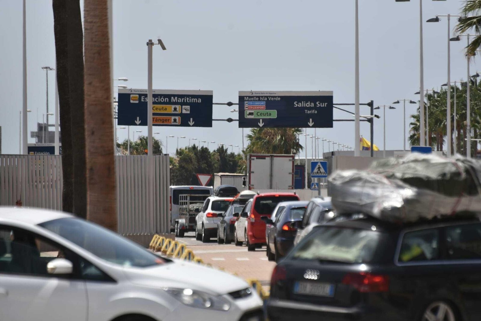 Las fotos del intenso sábado en la Operación Paso del Estrecho en Algeciras