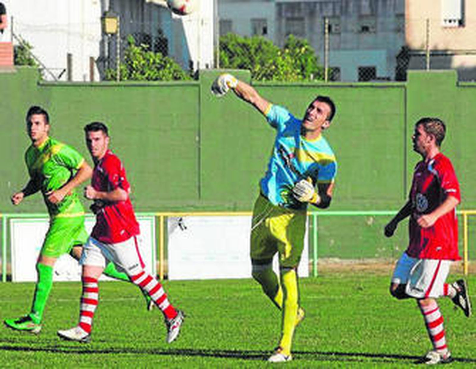 Goyo, en la meta de la Unión esta campaña.