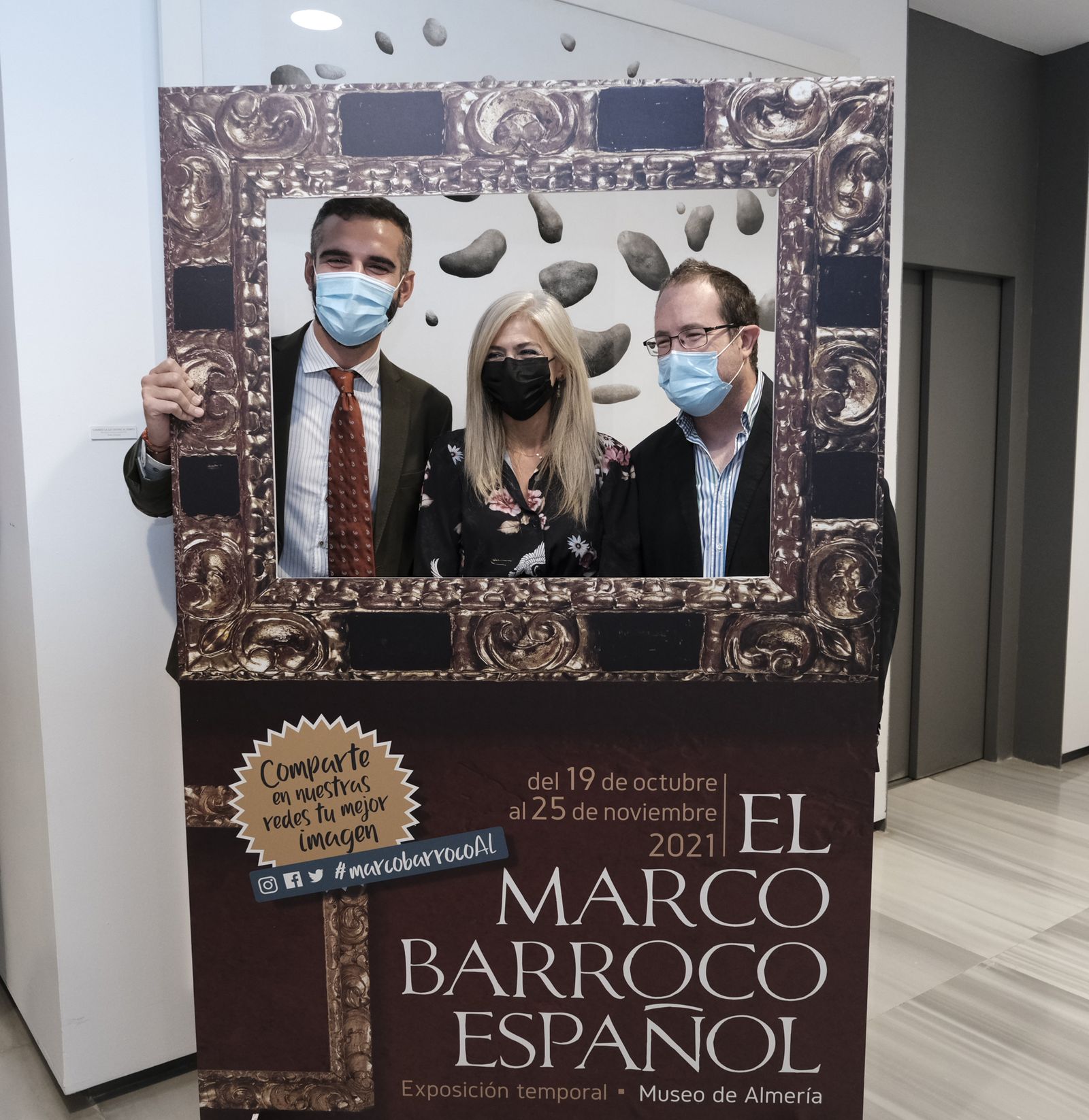 Fotogalería inauguración exposición El Marco Barroco Español. Museo de Almería.