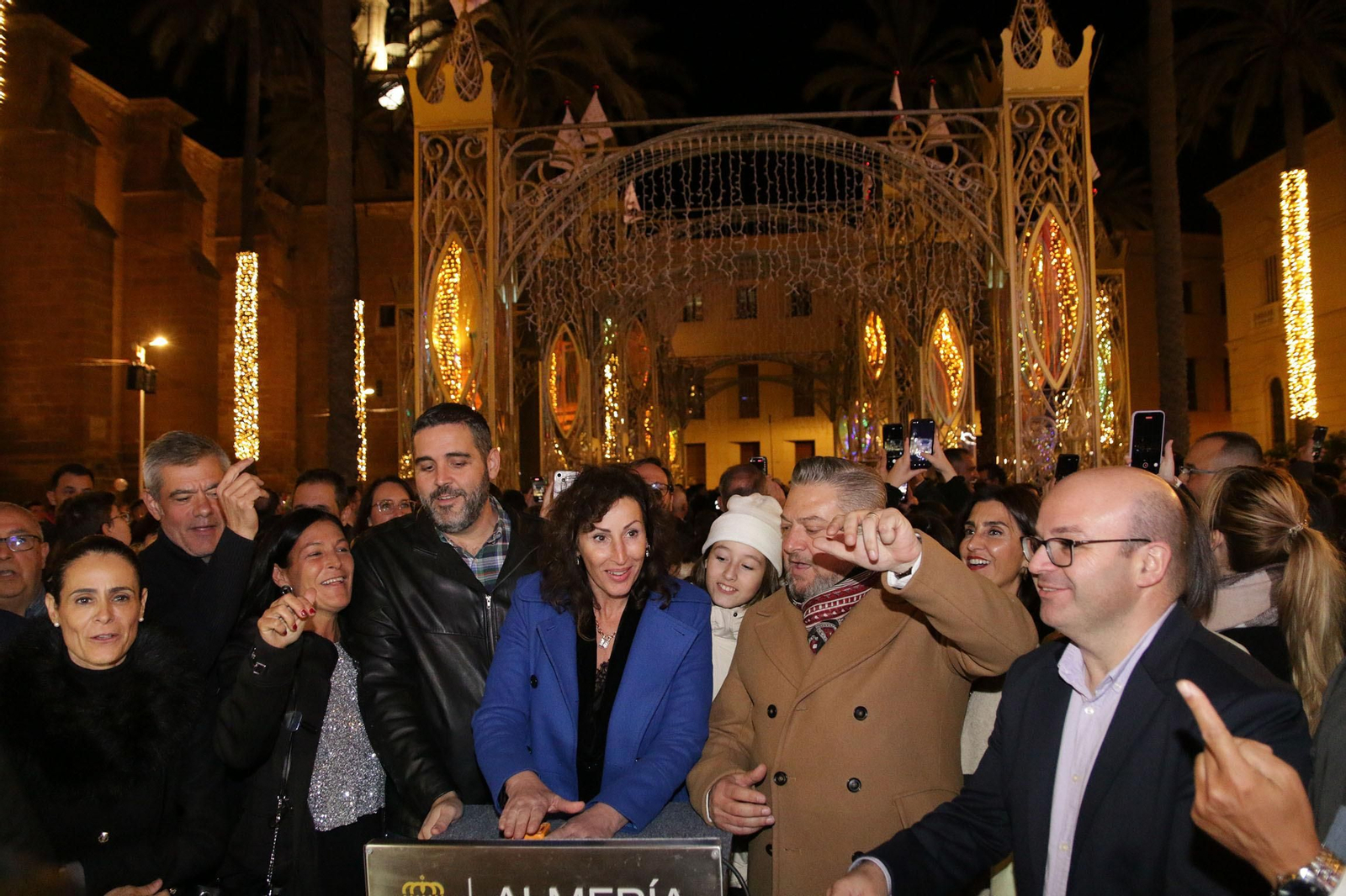 El encendido navideño de Almería, en imágenes