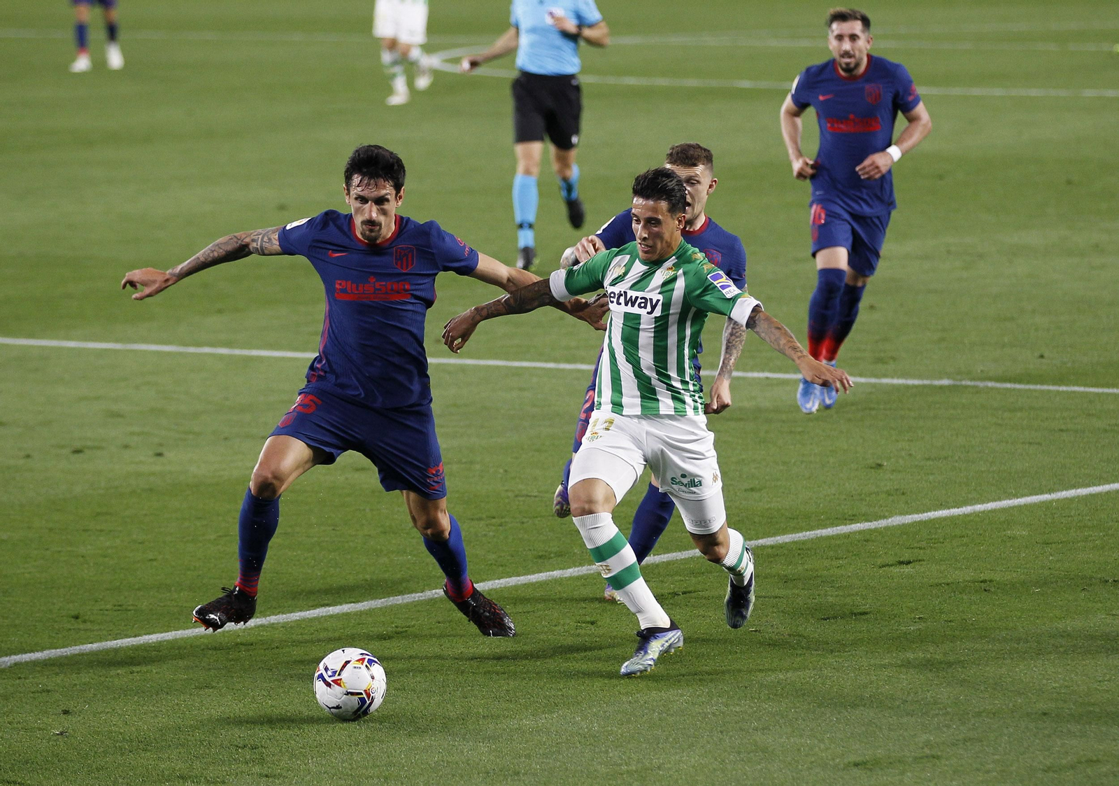 Las imágenes del Betis-Atlético de Madrid