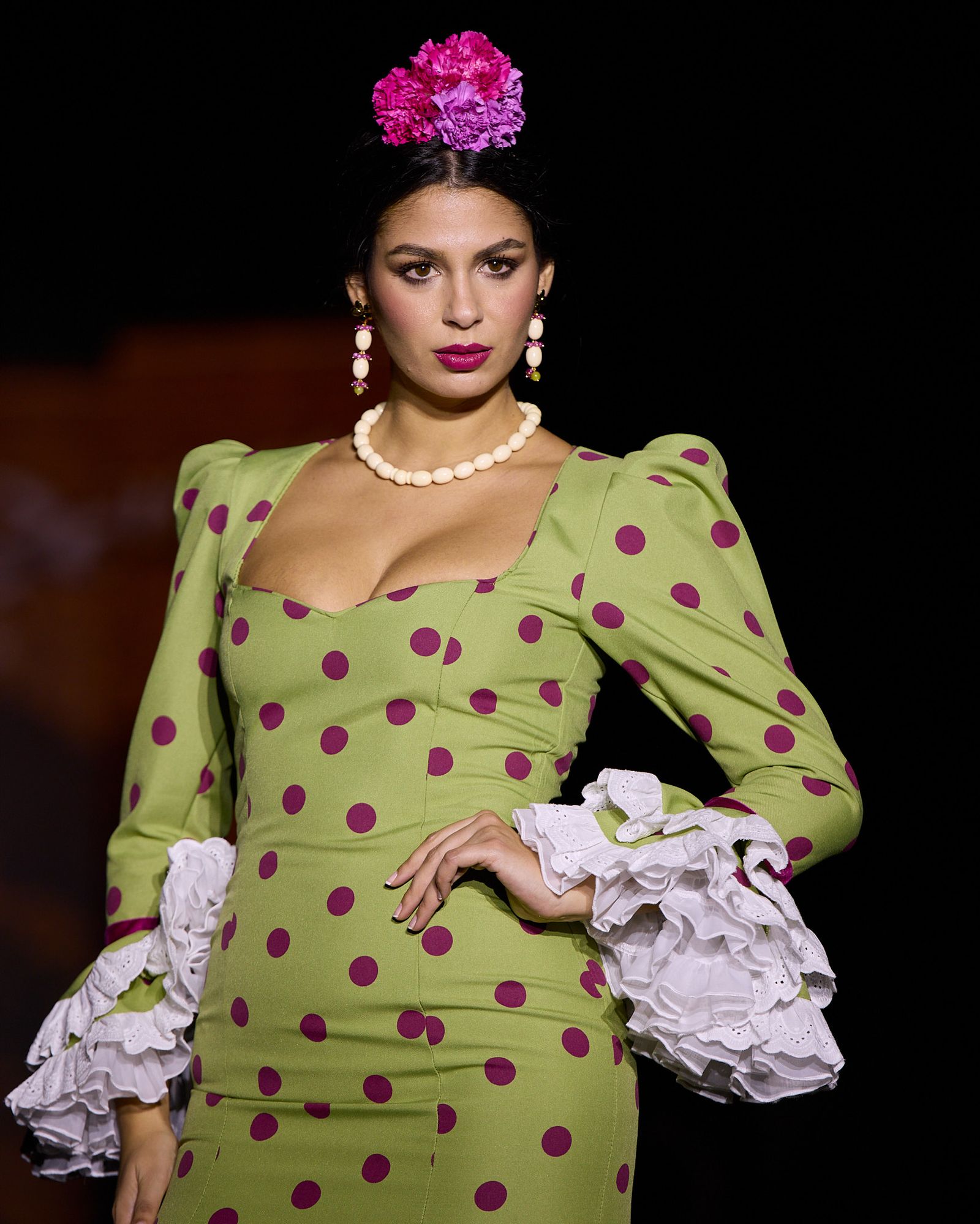 El desfile de Lorena Reyes Atelieren We Love Flamenco 2026, todas las fotos