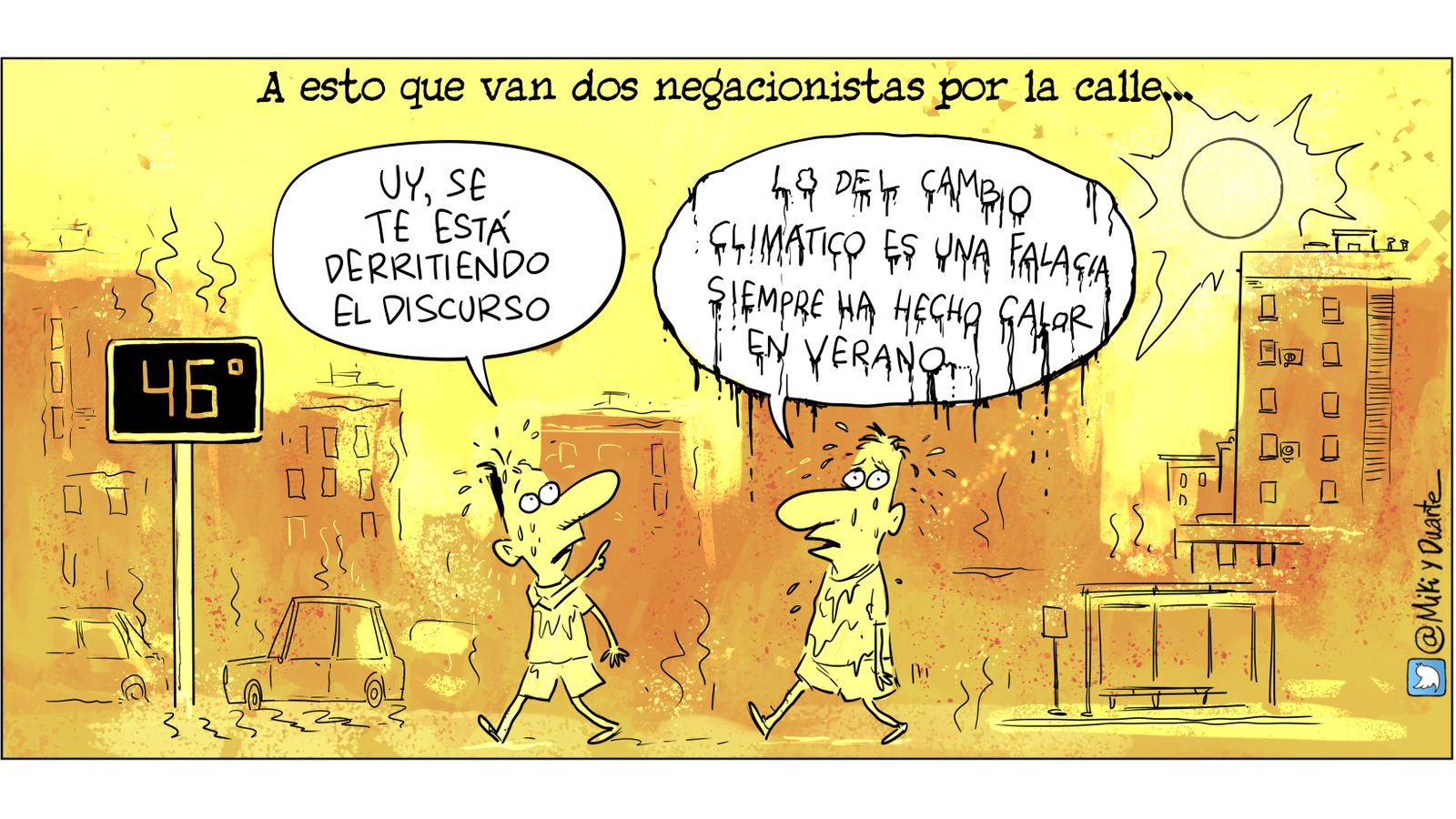 Calor extremo y negacionismo
