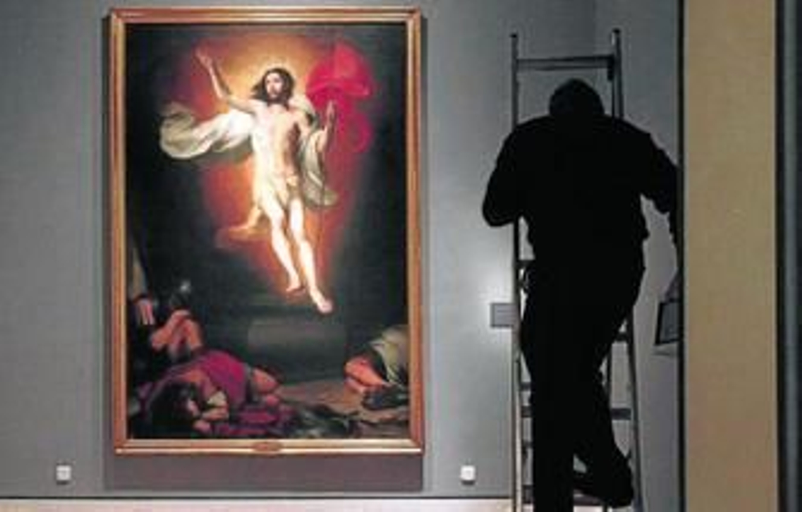 La pintura 'La Resurrección del Señor' en el Museo de Bellas Artes de Sevilla en el año 2012.