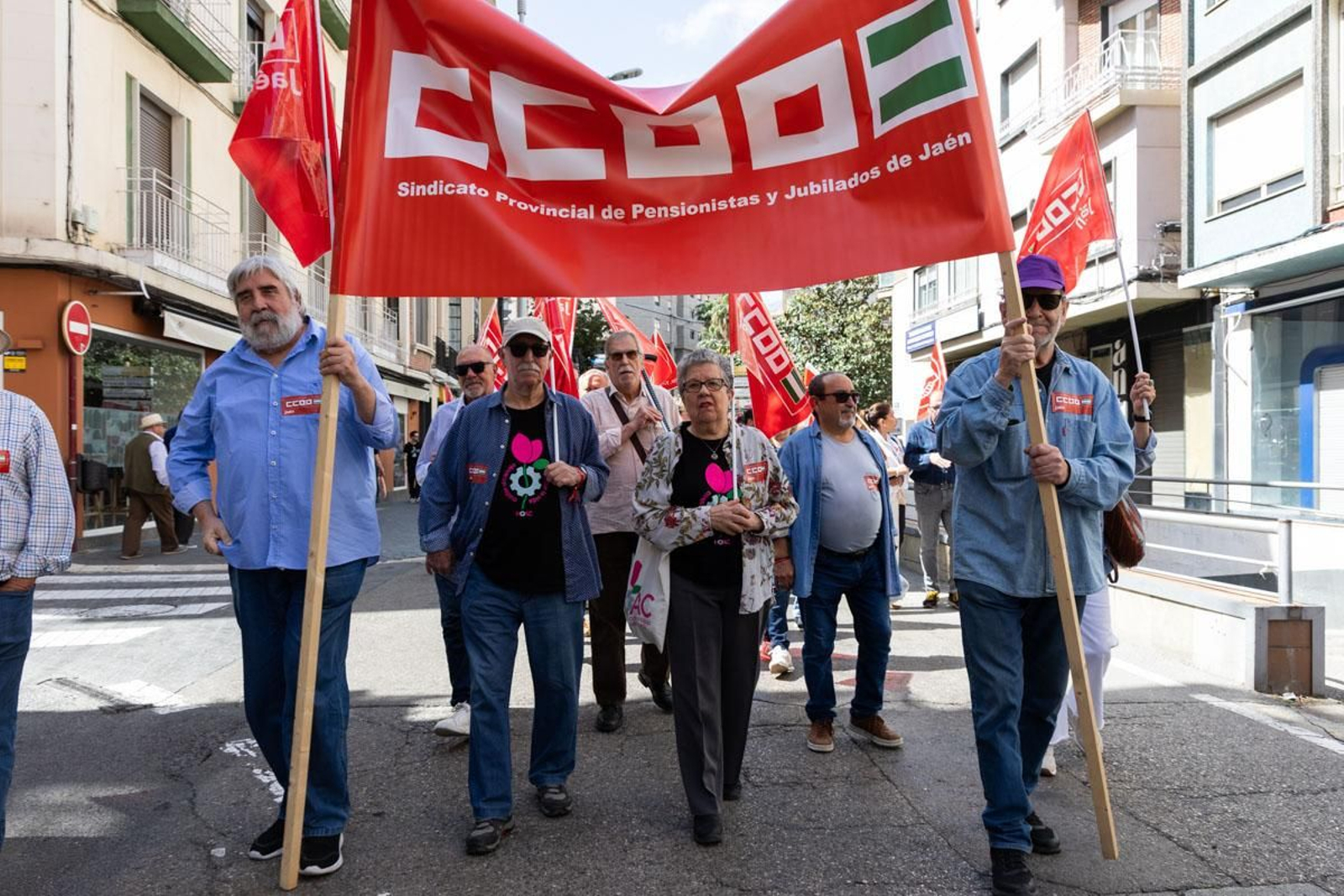 Manifestación convocada por el 1º de Mayo