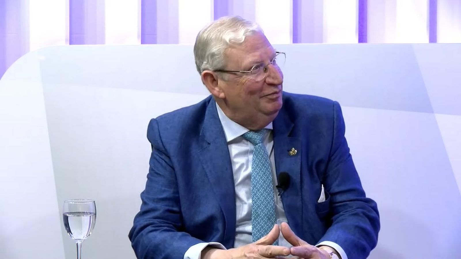 El presidente del Consejo durante la entrevista