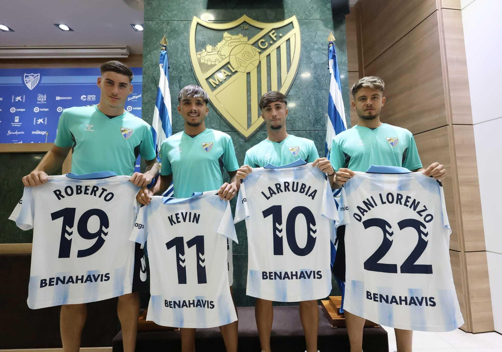 La presentación de Kevin, Roberto, Larrubia y Dani Lorenzo, en imágenes