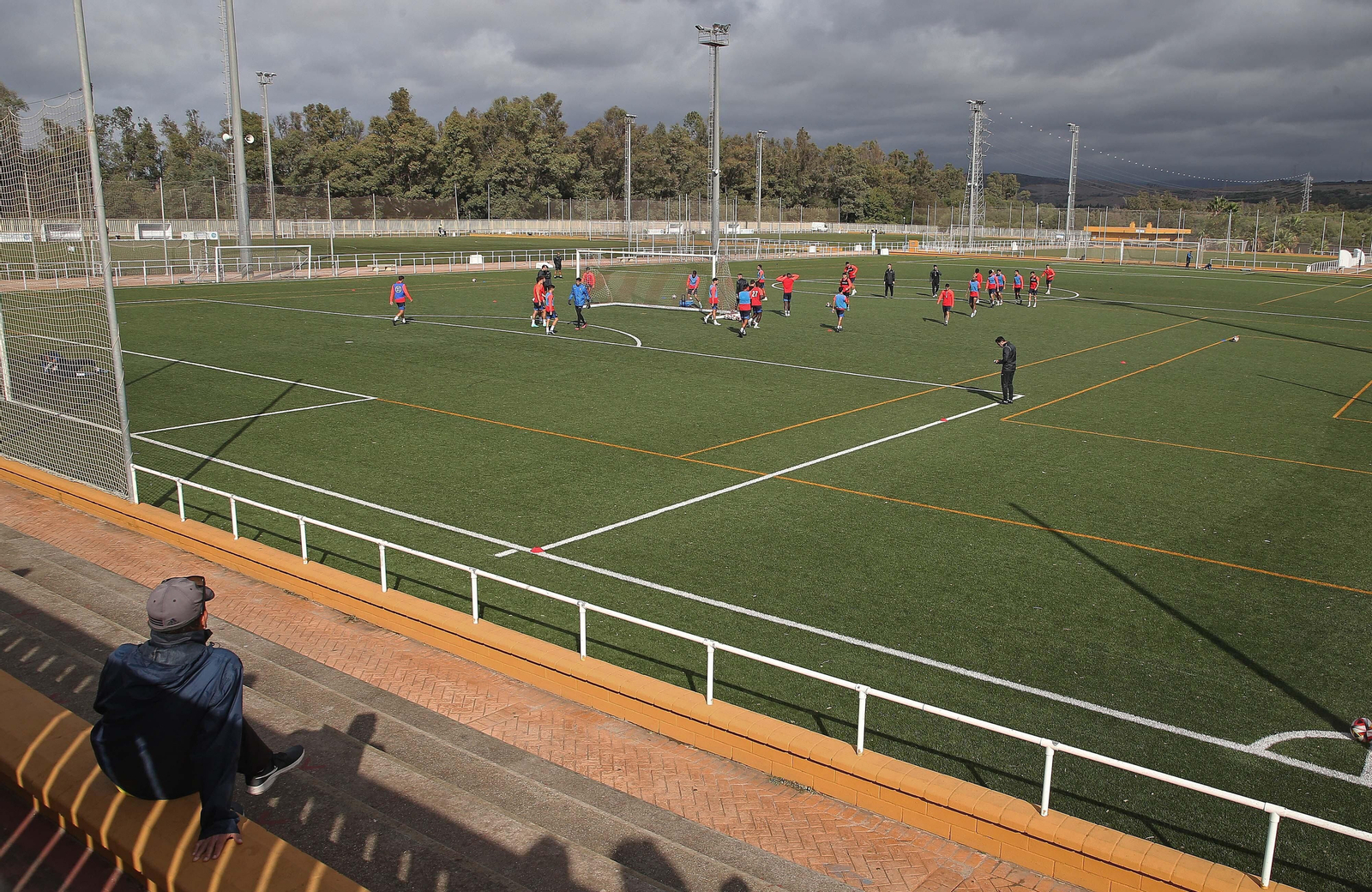 Fotos del entrenamiento del Algeciras CF en La Menacha
