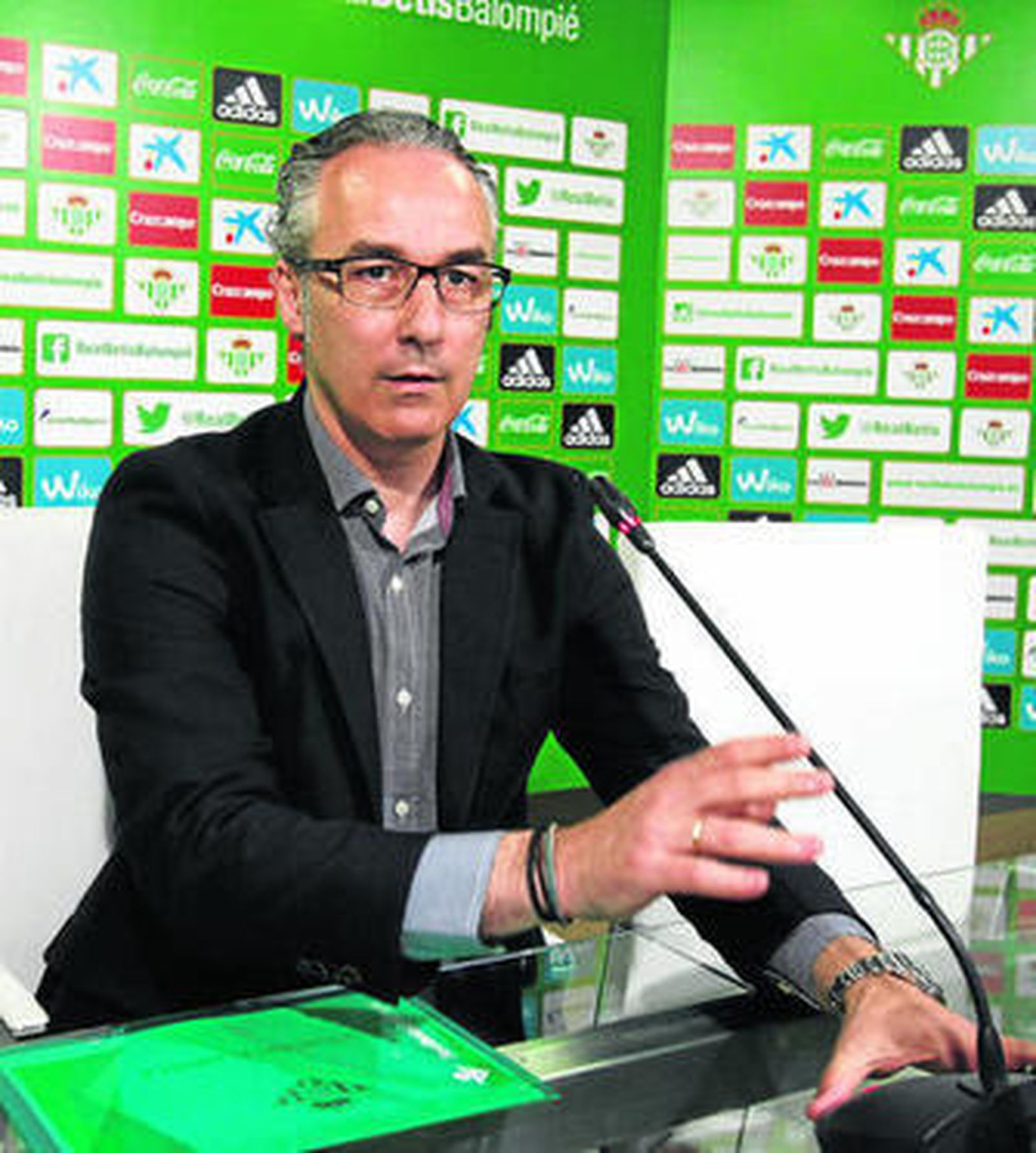 Miguel Torrecilla, durante su última comparecencia de la pasada semana.