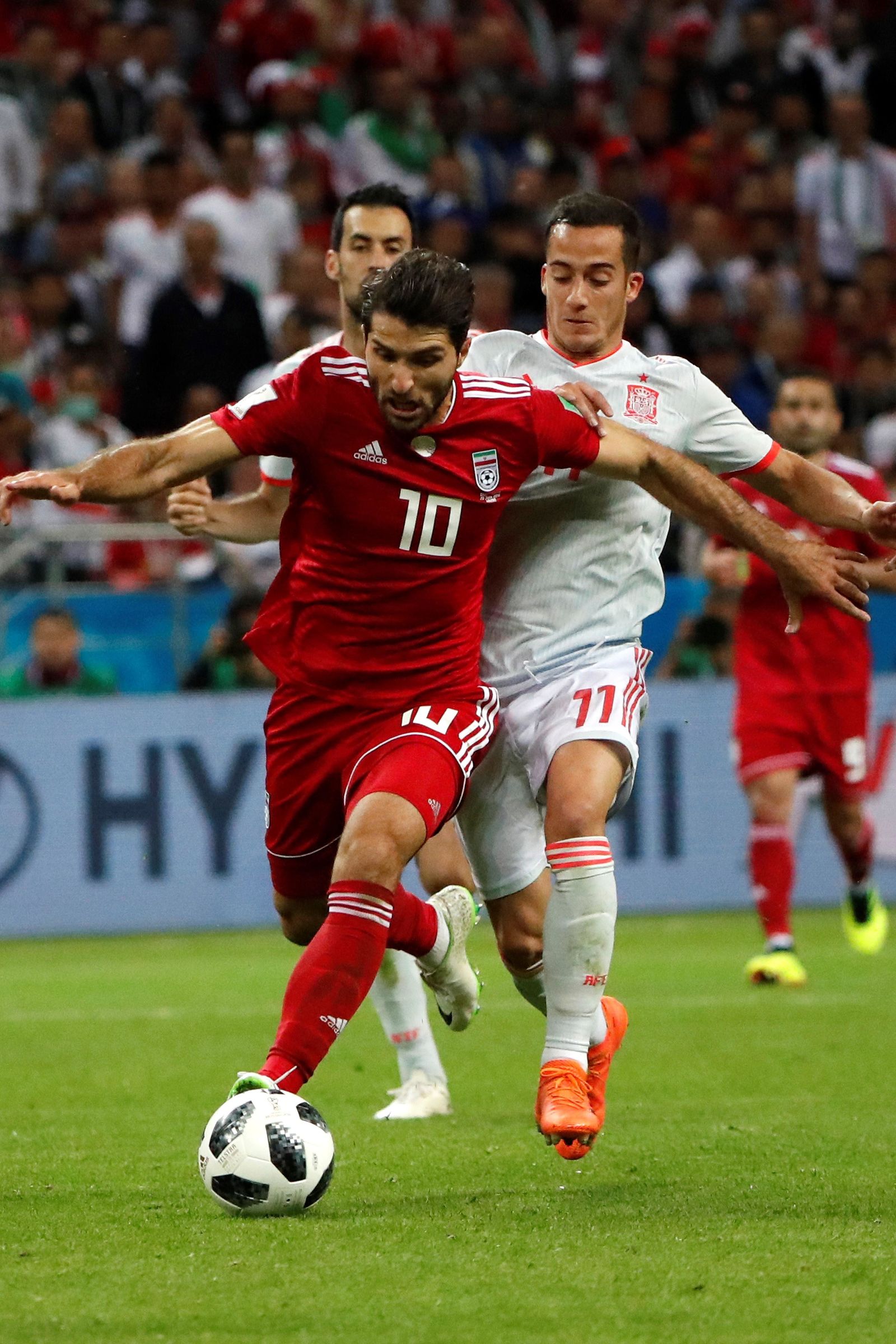 Las imágenes del Irán-España