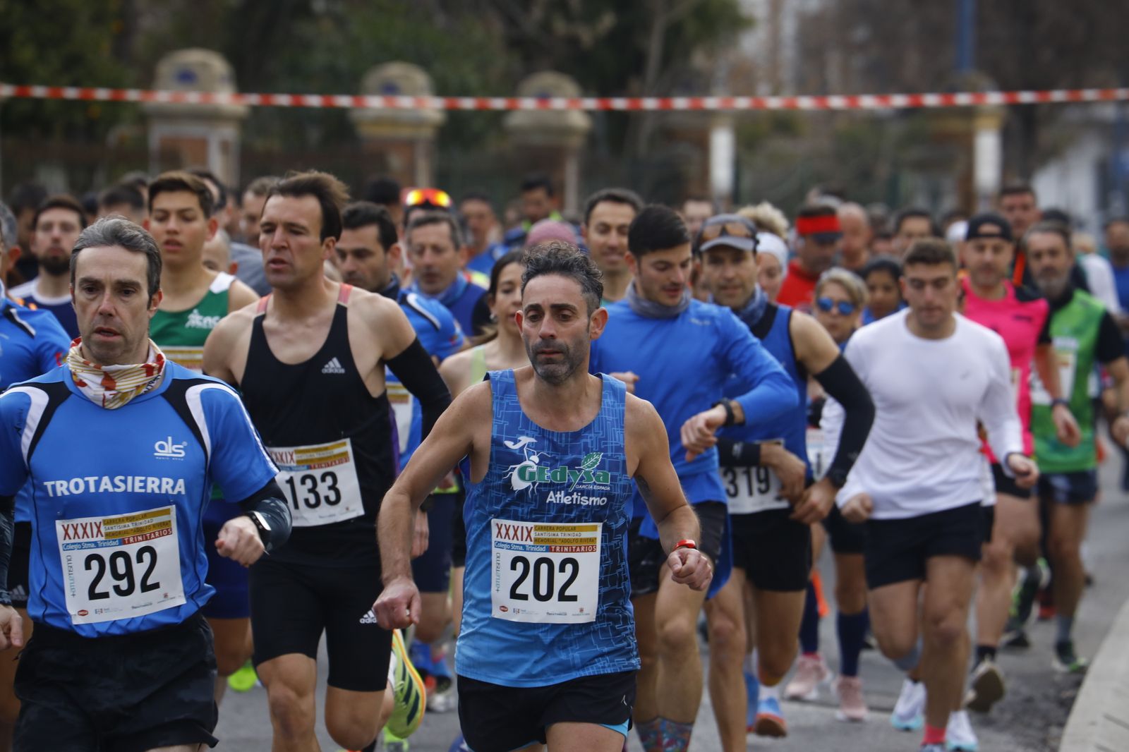 Varios atletas, durante una prueba en Córdoba.