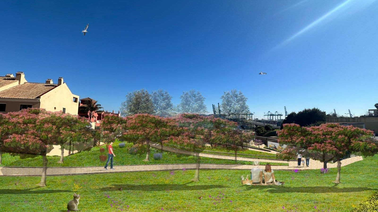 Así quedará La playa de mi barrio.