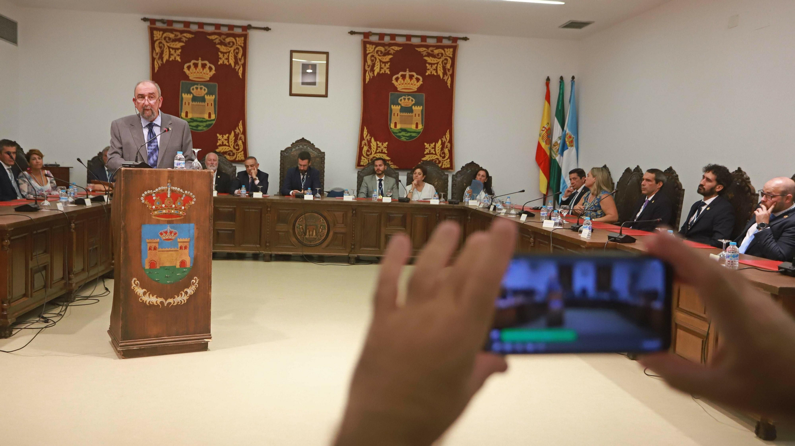 Las mejores fotos del 149º pleno institucional del Ayuntamiento de La Línea