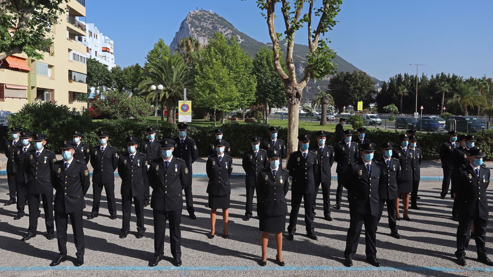 Acto de jura de cargo de la XXXIV promoción de Policía Nacional en La Línea