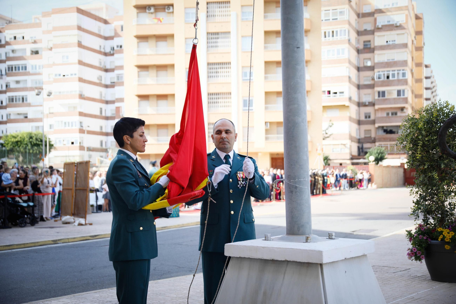 Los actos de la Guardia Civil en honor a la Virgen del Pilar, en imágenes