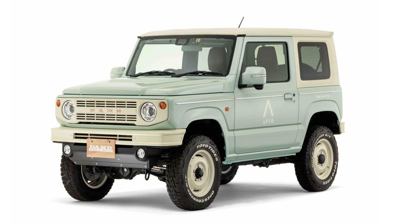 Una opción mucho más exótica es el Damd Little B, un Suzuki Jimny con aspecto de Ford Bronco.