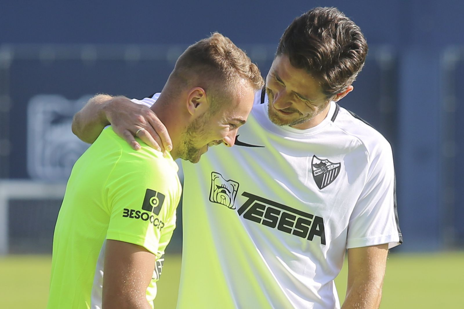 Las fotos del entrenamiento del Málaga en el Anexo de La Rosaleda