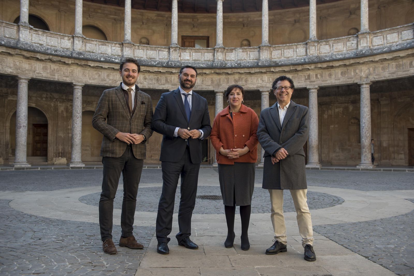 El consejero, ayer, en Granada.