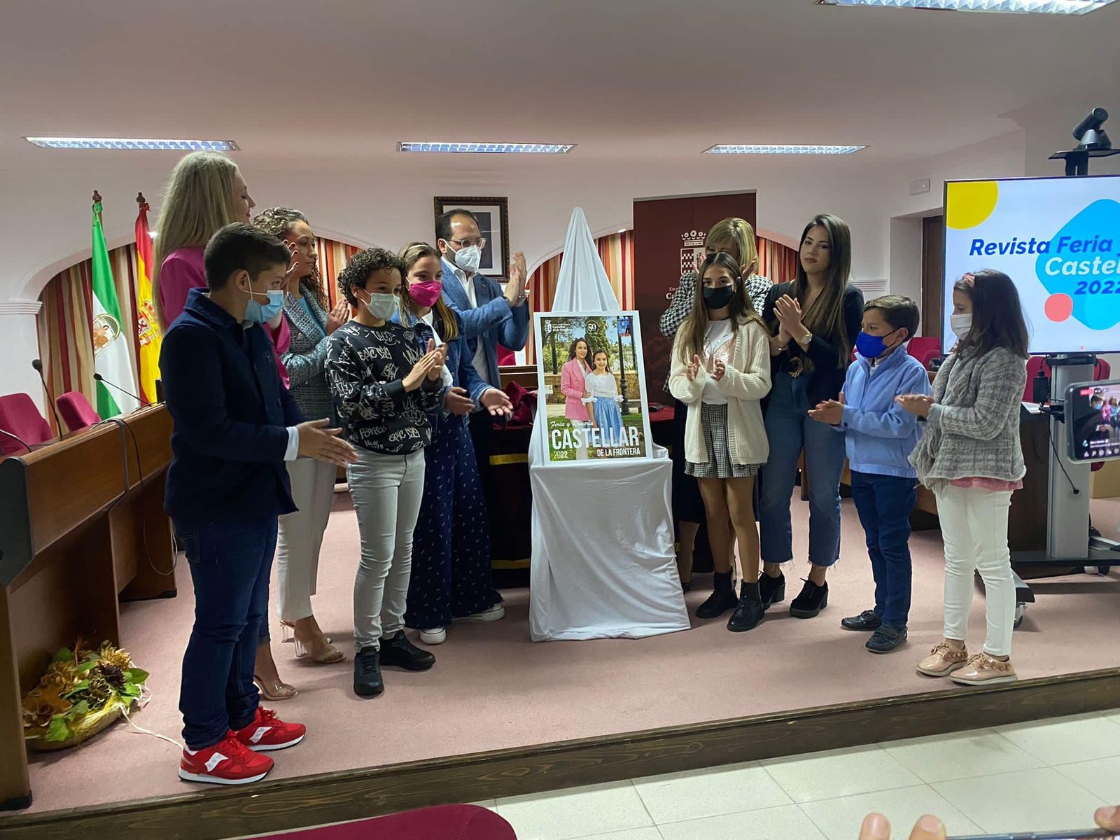 La presentación del cartel de la Feria y Romería de Castellar.