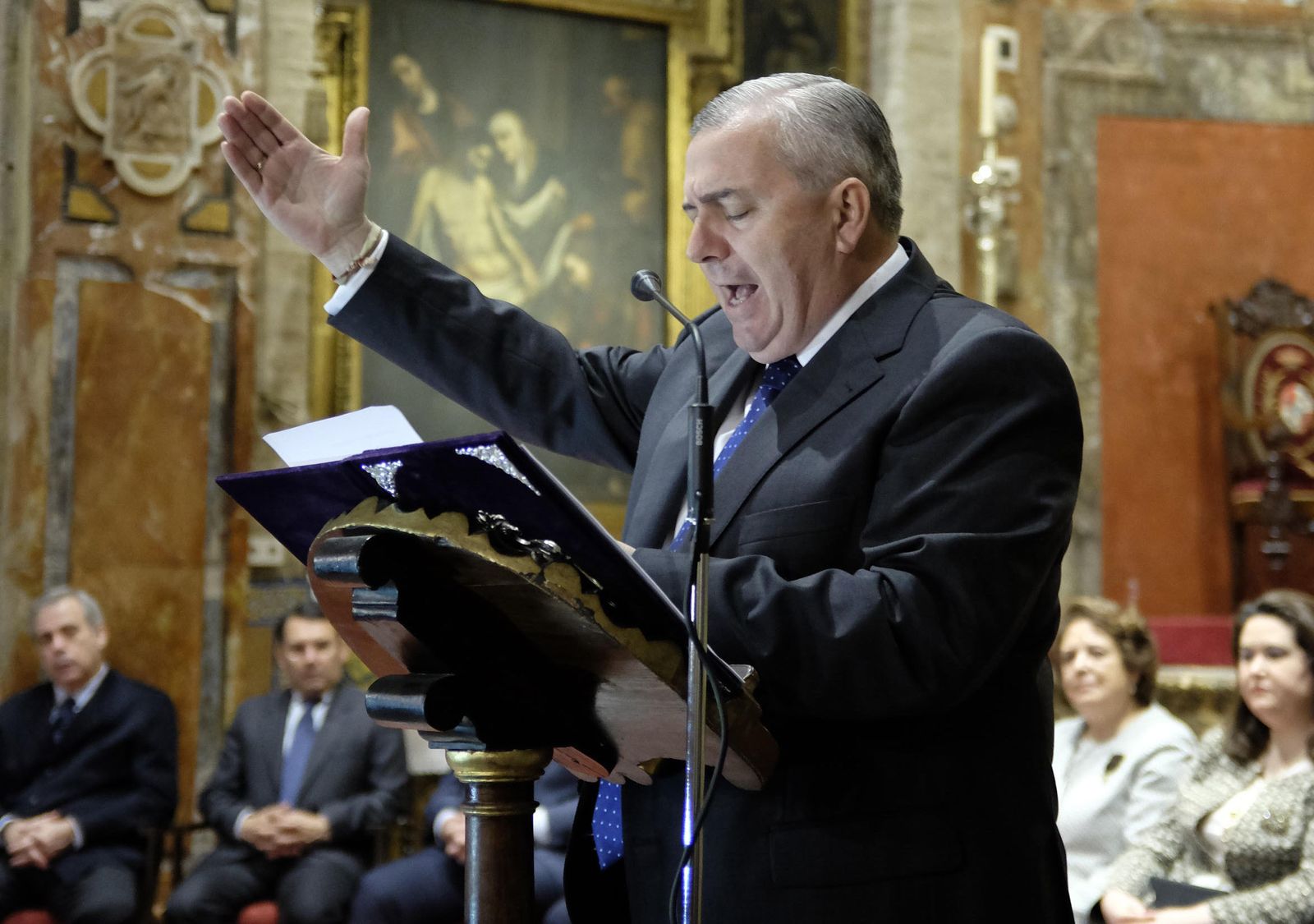 Esteban Romera, durante su intervención.