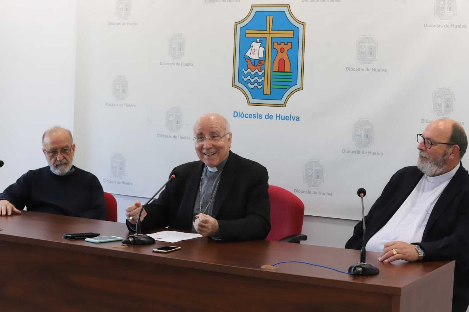 José Vilaplana Blasco, durante su despedida como obispo de Huelva.