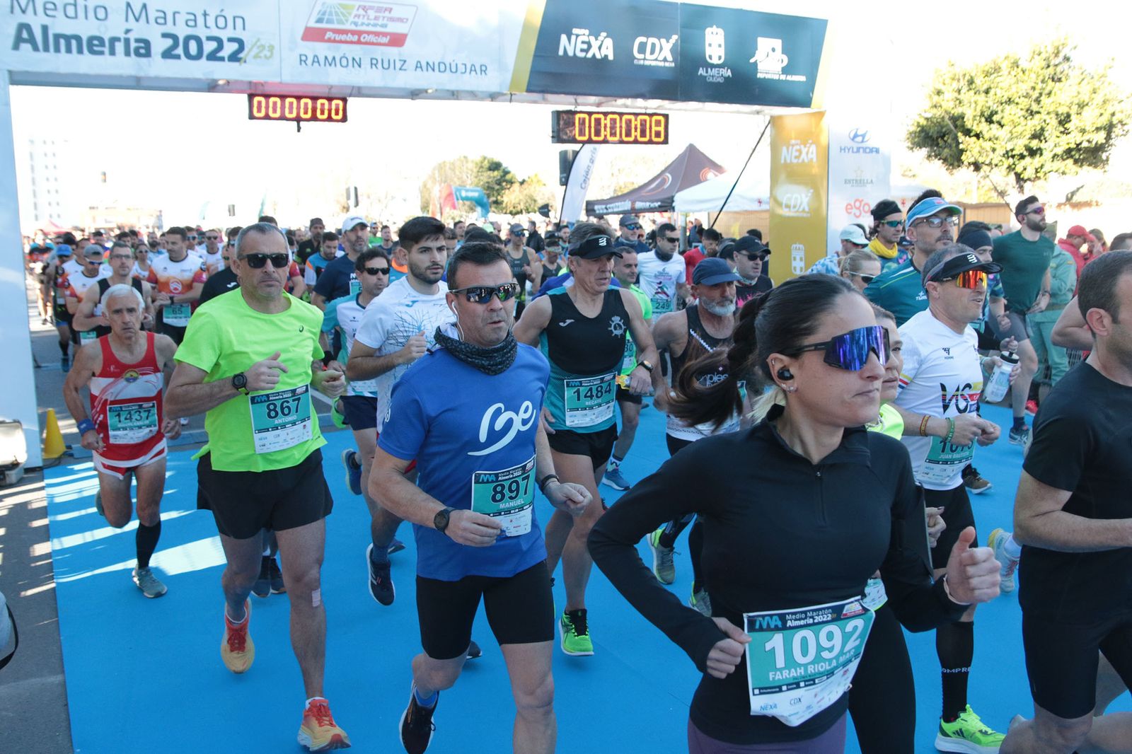 Las imágenes del Medio Maratón de Almería 2022-23
