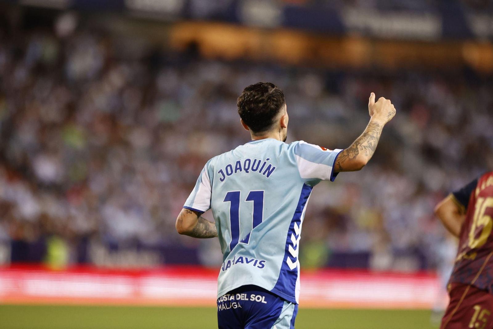 Joaquín, durante el partido.