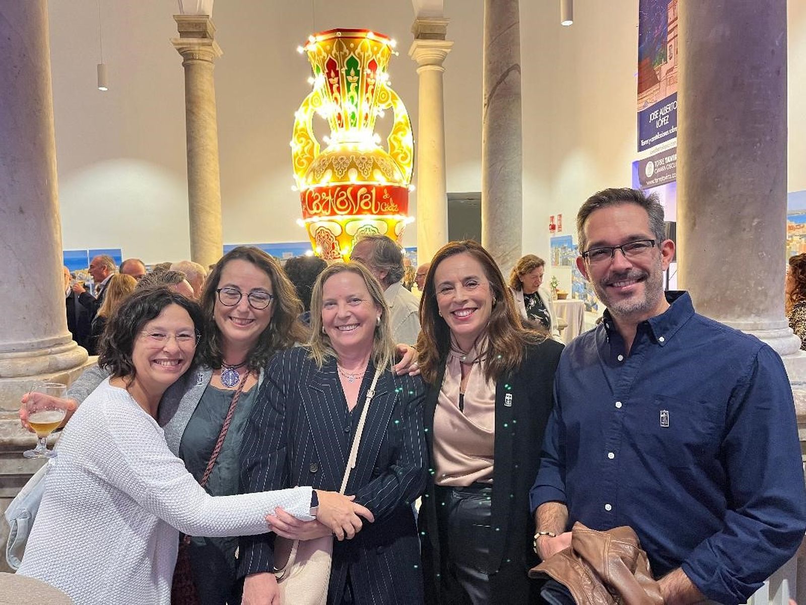 Macarena Llovet, Arantxa Morales, María García de Paredes, Nena Fernández O´Dogerthy y Elma Weber.