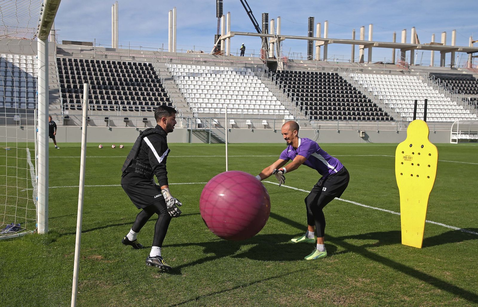 Fotos del entrenamiento de la Balona