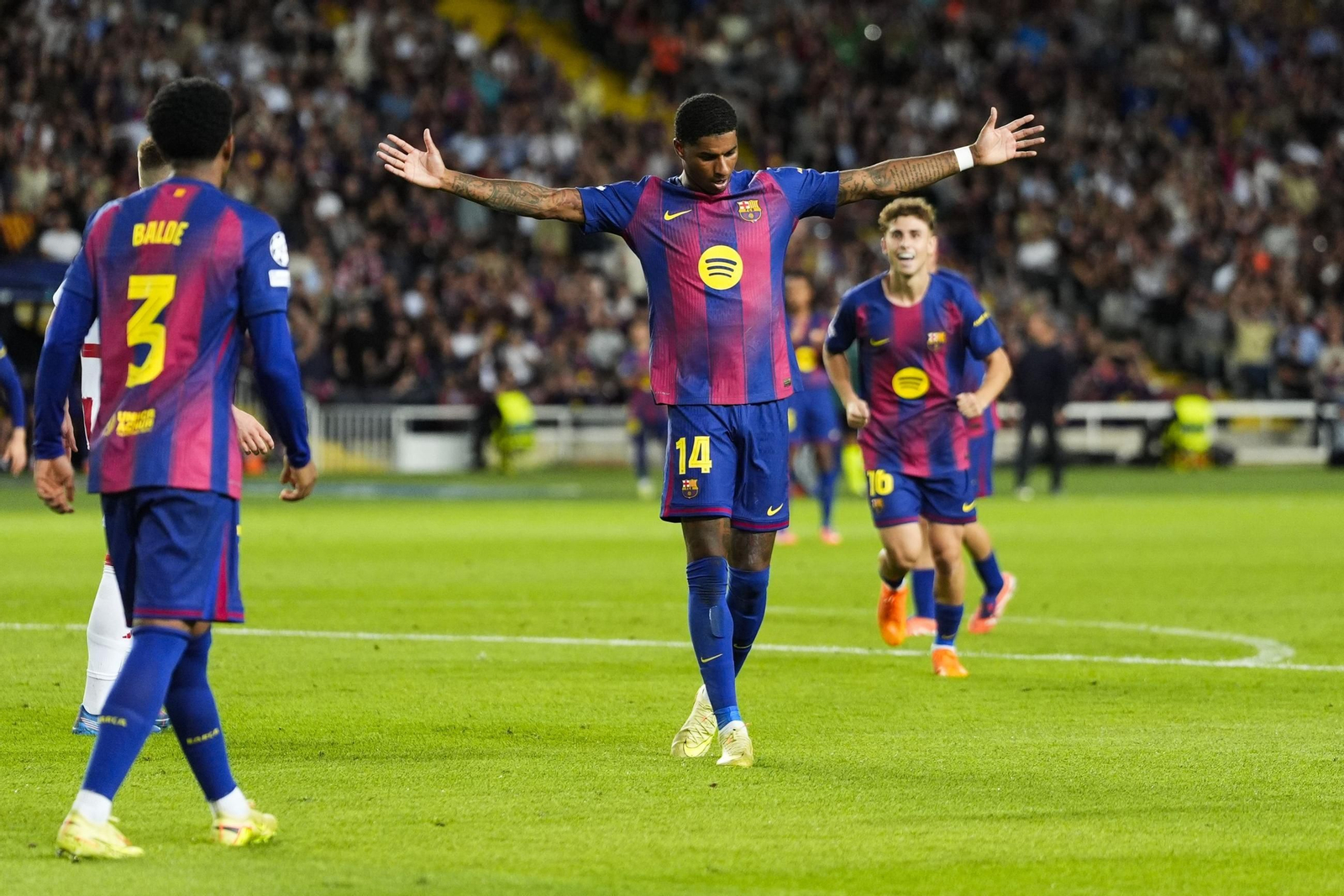 Las fotos del Barcelona-Olympiacos