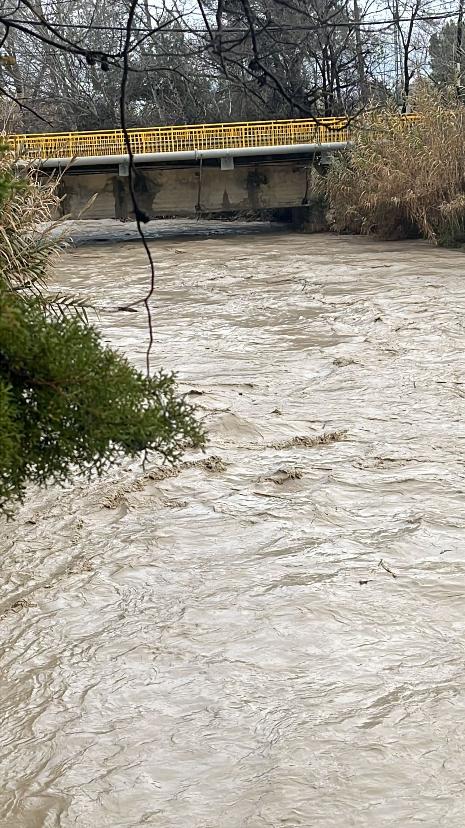 Río Jaén a su paso por el Puente Jontoya