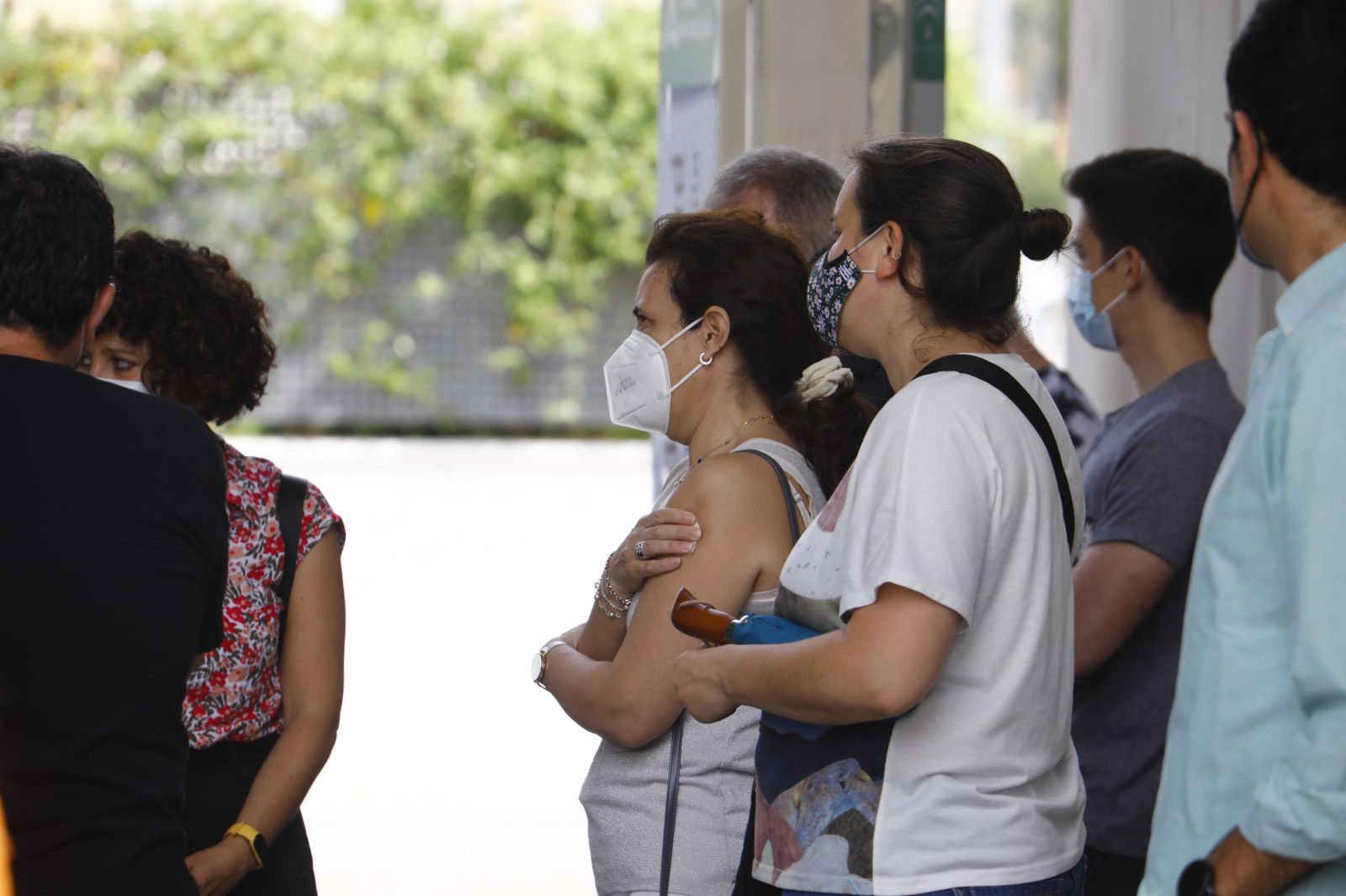 La vacunación del profesorado contra el coronavirus, en imágenes