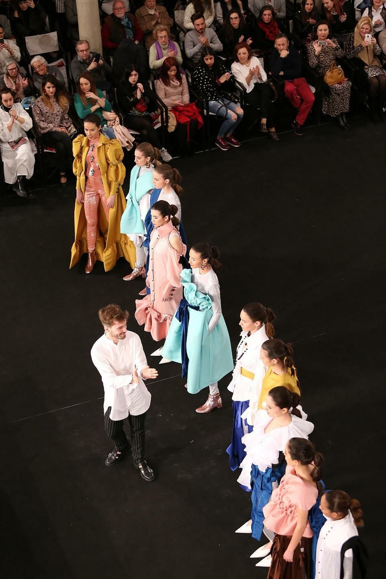 Samuel Salguero en su desfile de la edición pasada de Andalucía de Moda.