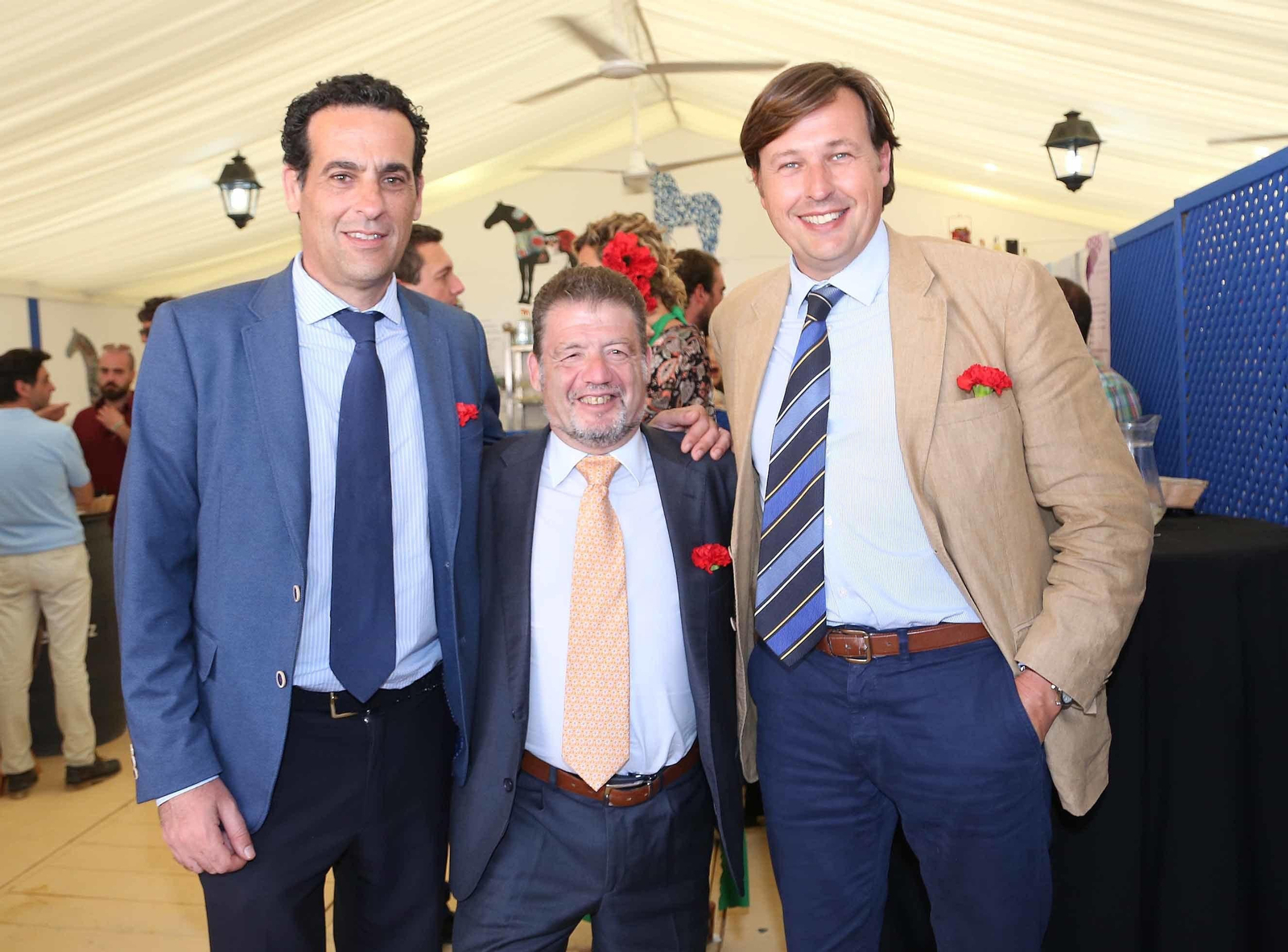 Los abogados José Luis Delfín, José Ángel Sánchez y Esteban Gómez.