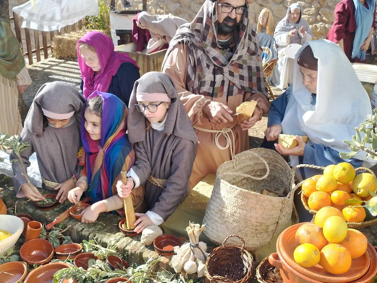 Belén viviente de Medina: recorrido en imágenes por el nacimiento en un enclave de cuento