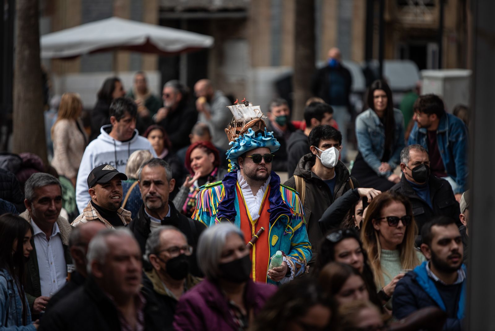 Imágenes de las actuaciones de carnaval en la Plaza de las Monjas