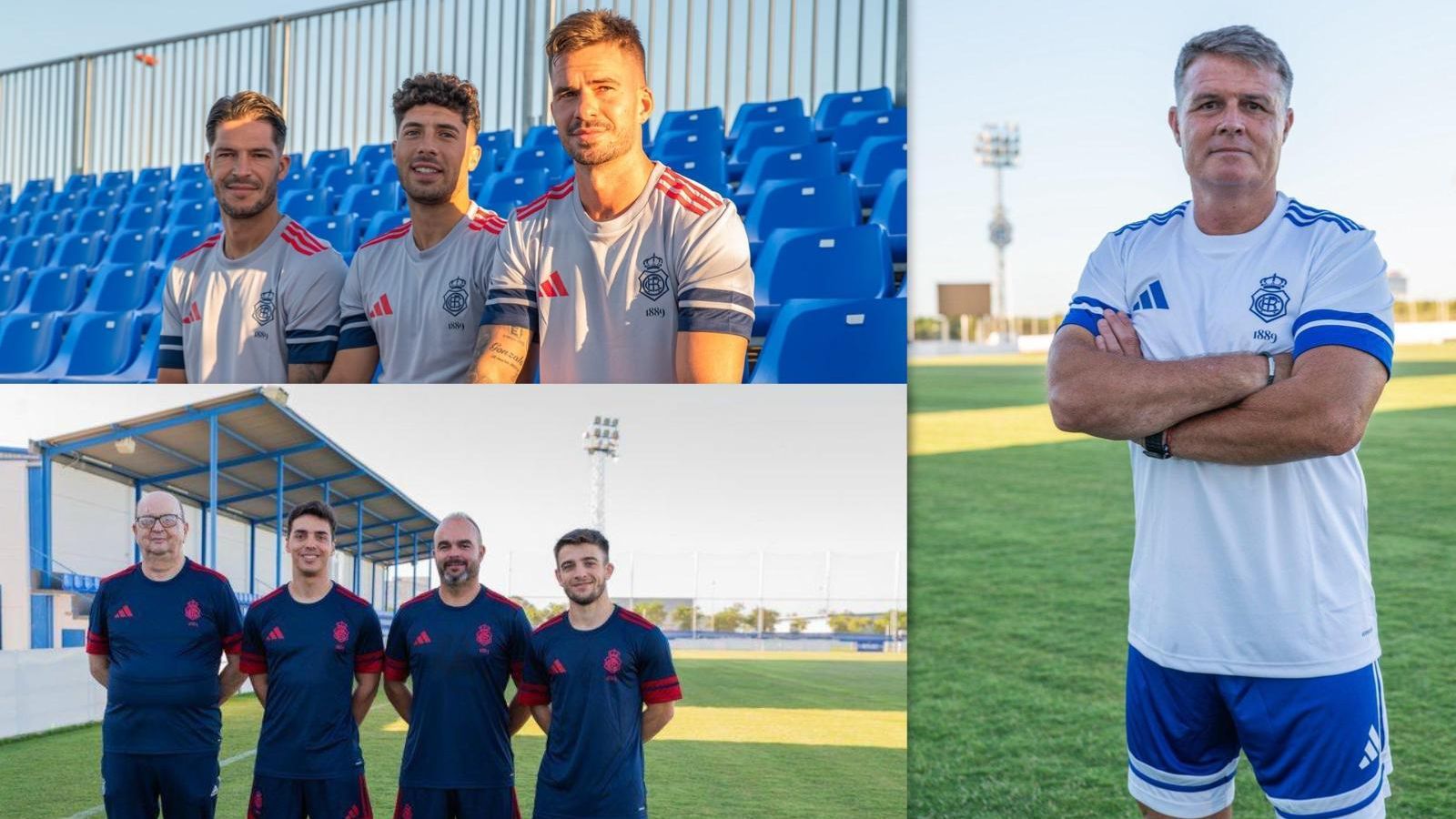 Equipaciones plantilla, equipo médico y cuerpo técnico.