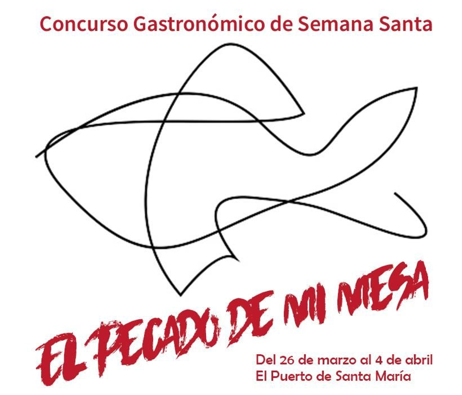 El logo del concurso gastronómico.