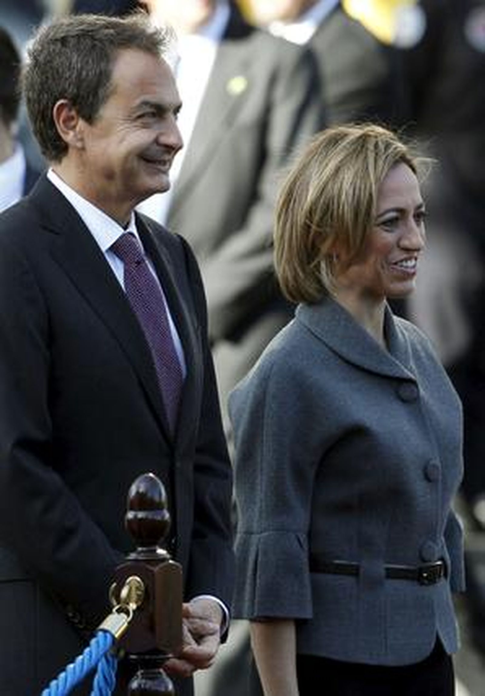 Desfile militar con motivo del día de la Fiesta Nacional. / EFE