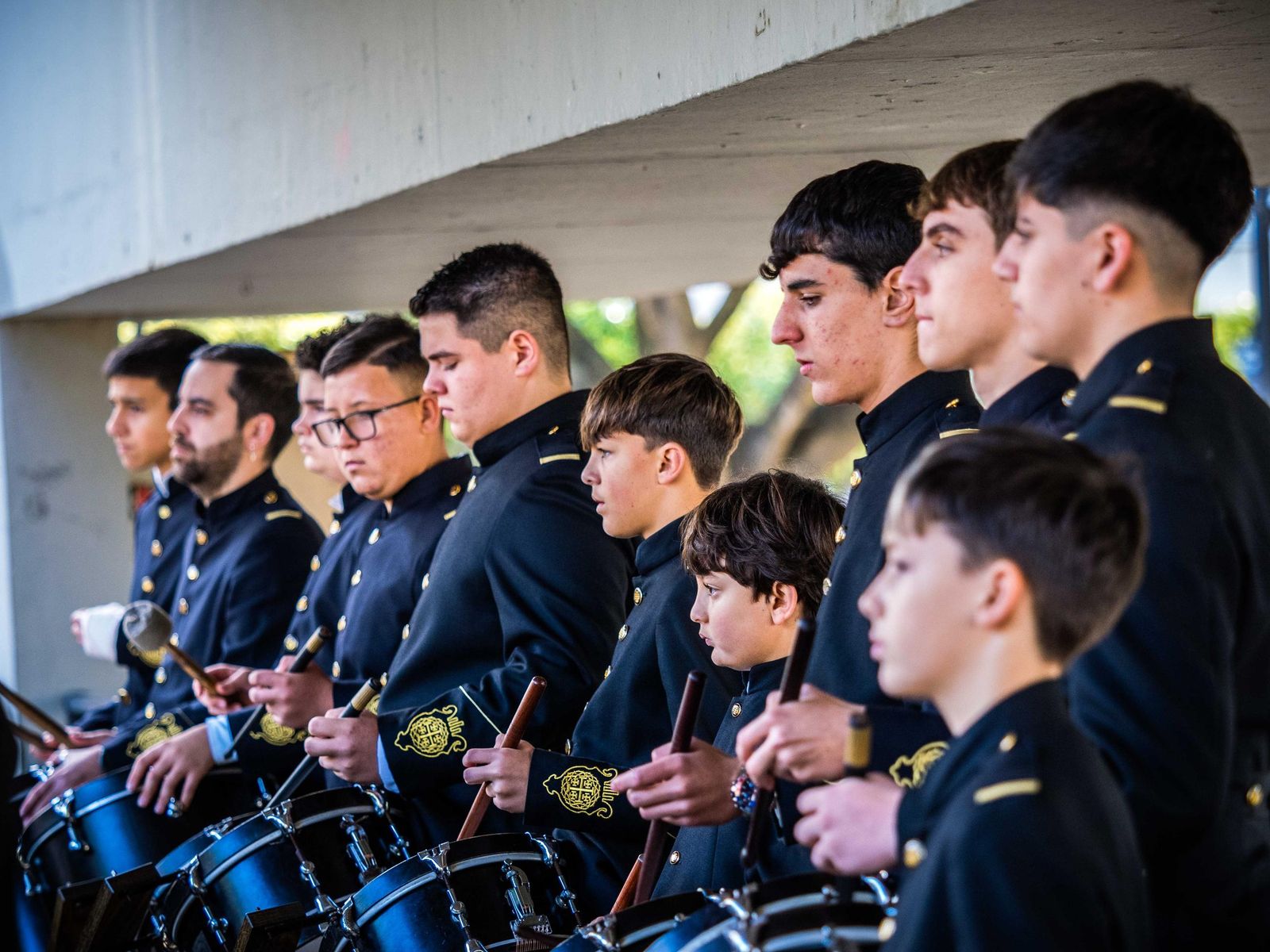Sones cofrades en el Parque: celebrado el certamen de bandas de Nazareno en San Fernando