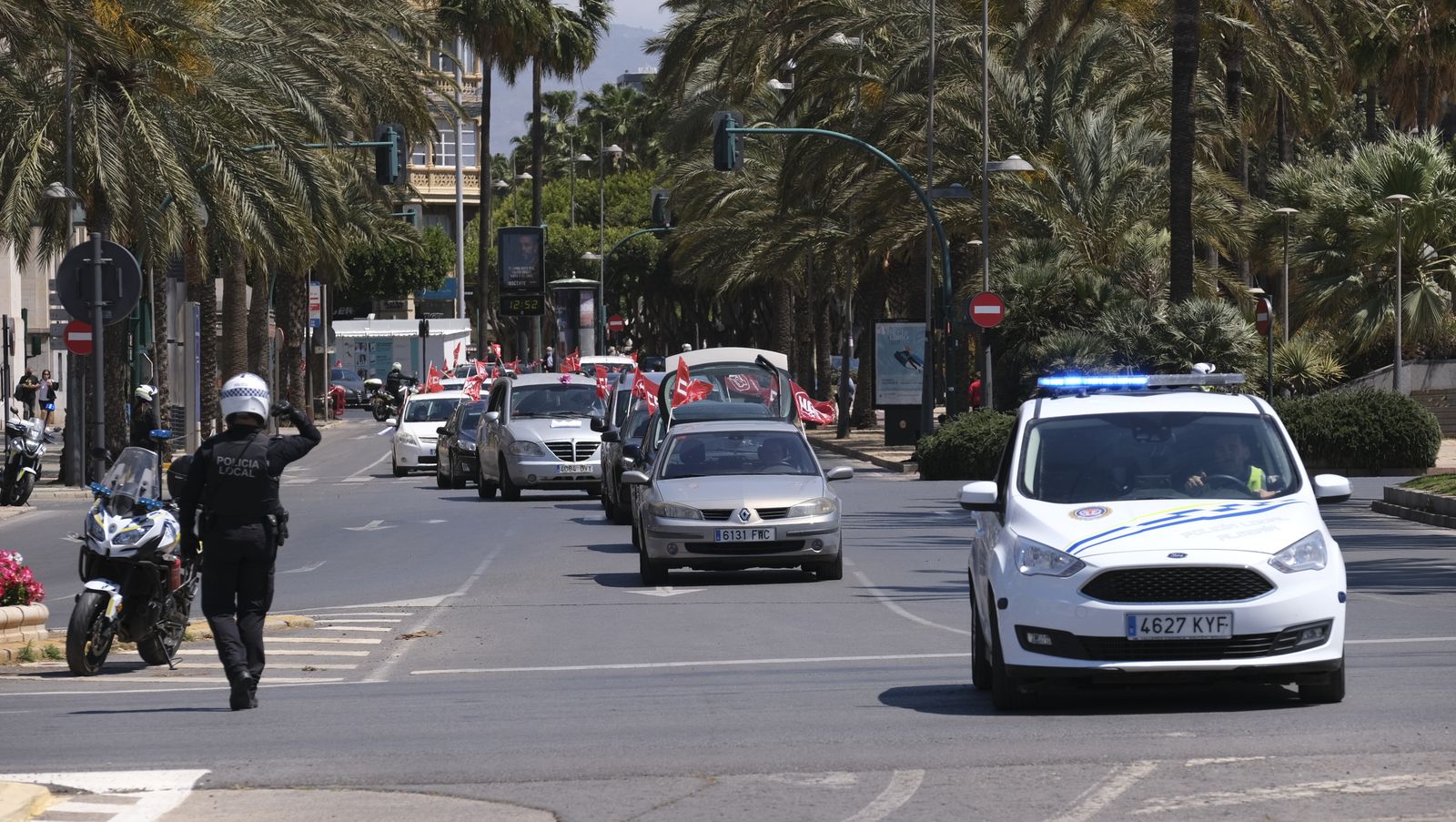 Fotogalería manifestación del Día Internacional del Trabajador. Almería