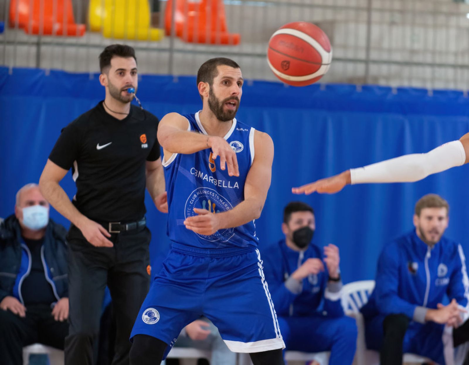 Adrián Fuentes, en un partido.