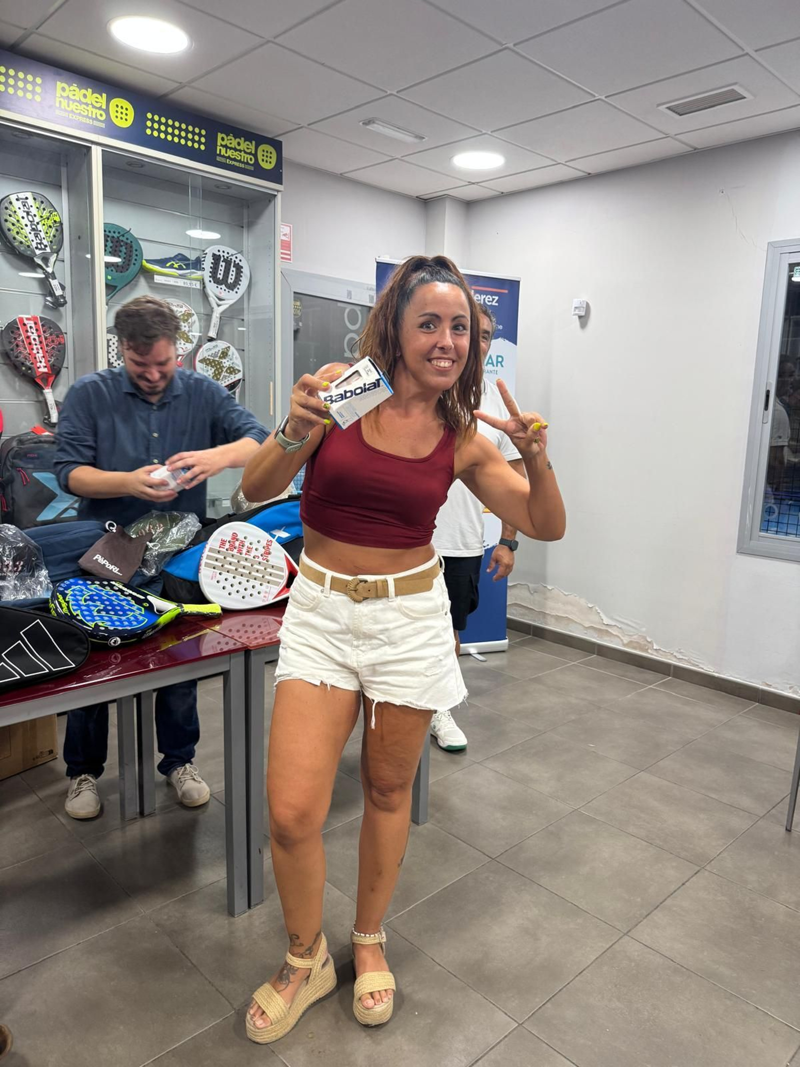 Imágenes de la entrega de trofeos de la X Diario de Jerez Pádel Cup