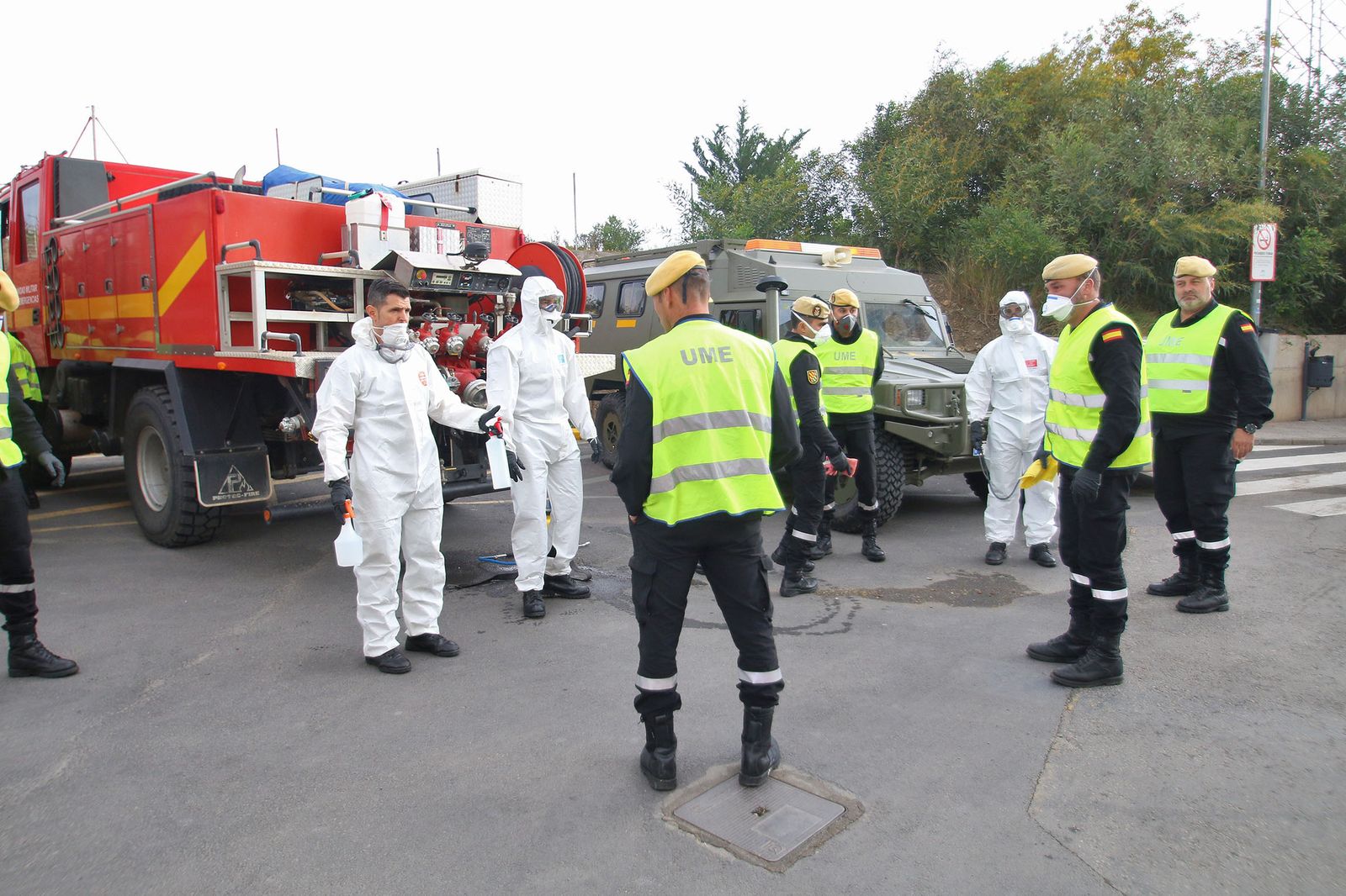 Fotogalería Coronavirus. Actuación UME en Almería.
