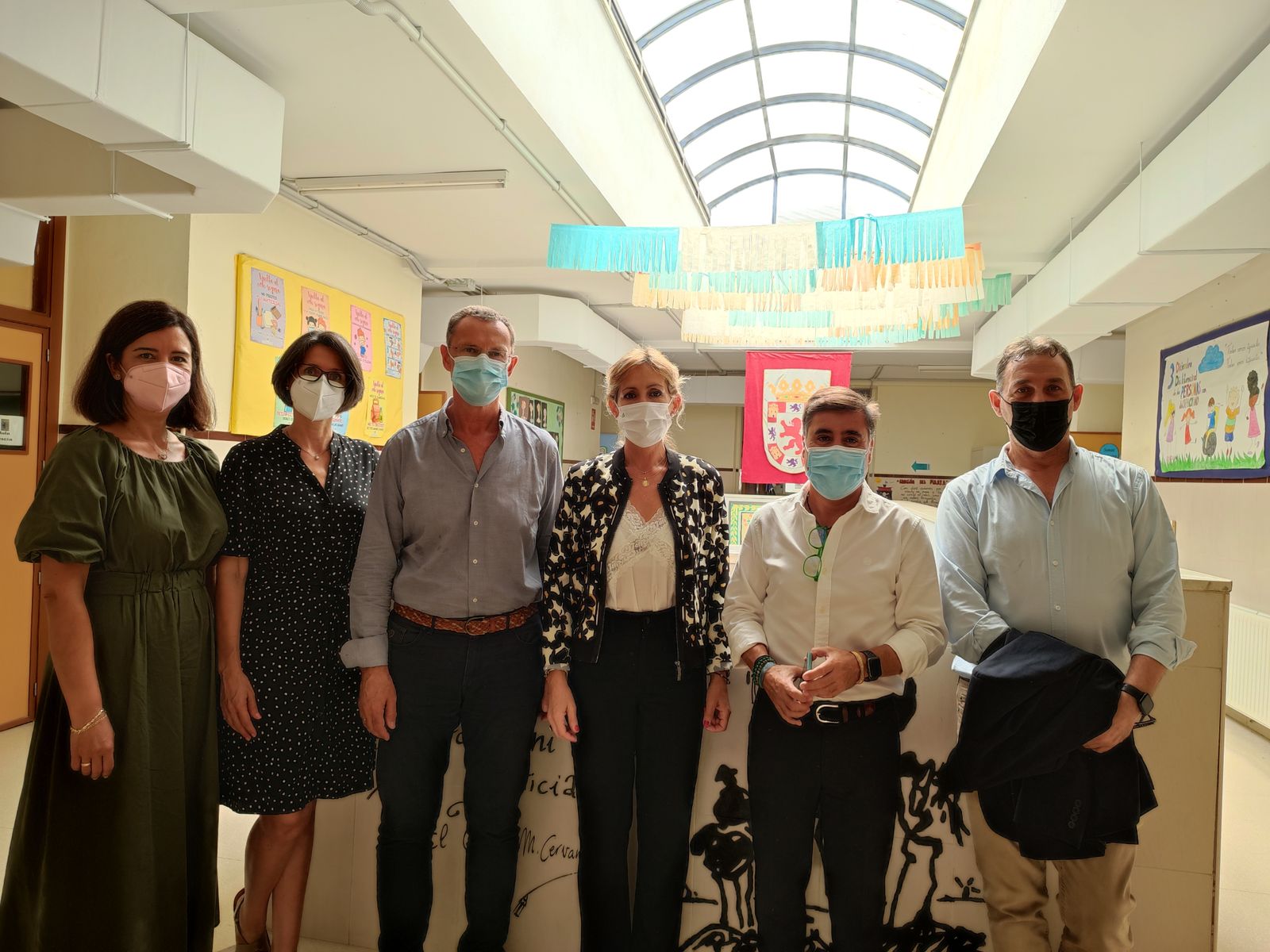 Visita a las obras de refrigeración del colegio Araceli Bujalance.