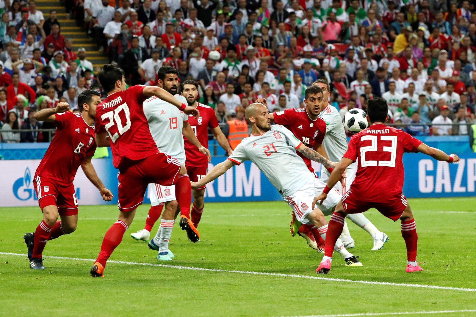 Las imágenes del Irán-España