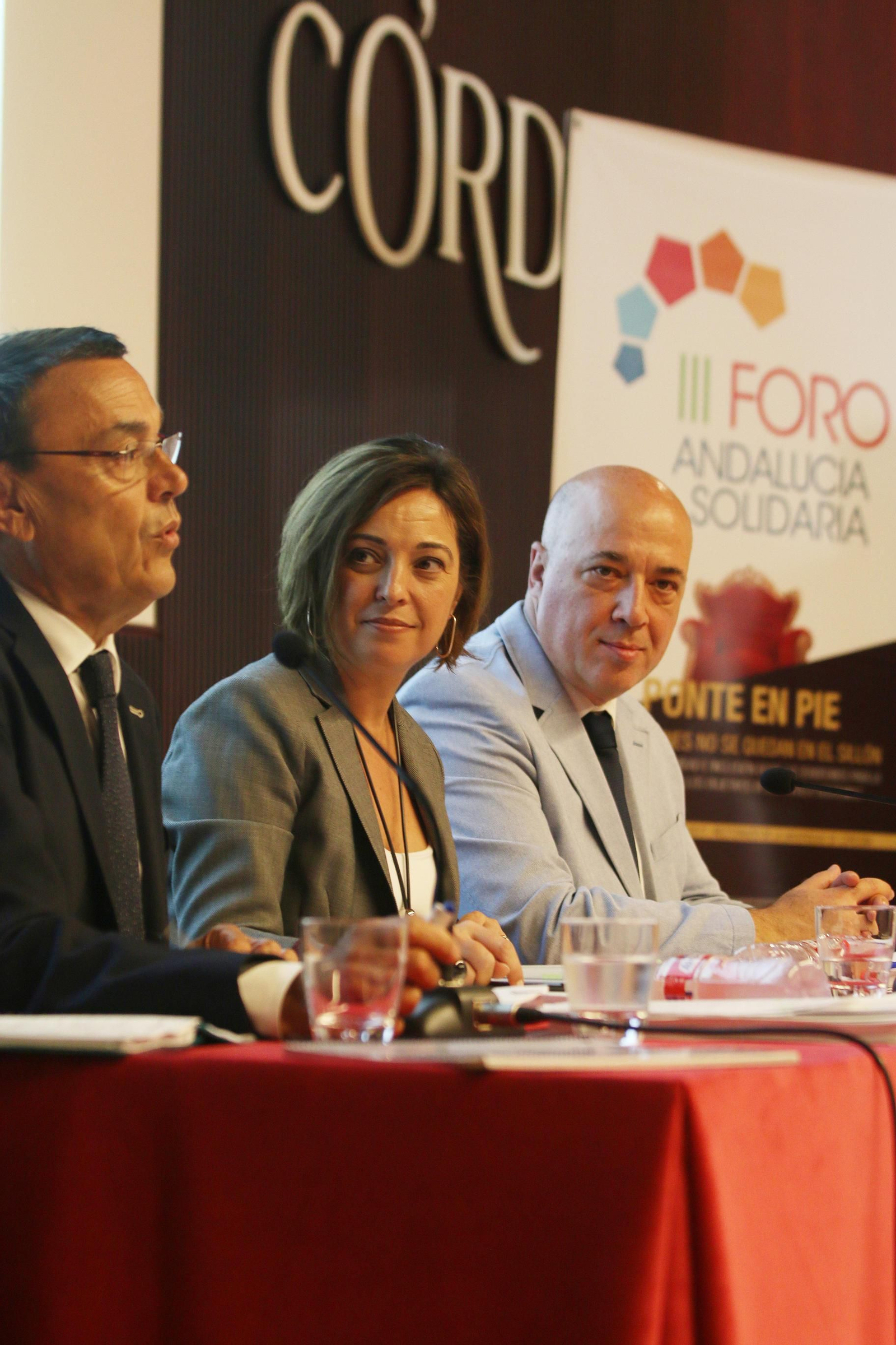 Ignacio Caraballo, Isabel Ambrosio y Antonio Ruiz.